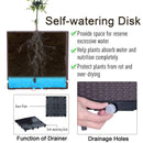 Planters, 31.5" x 31.5" Raised 4-Box Planter Flower Bed - Brown - Seasonal Overstock