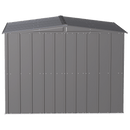 8' x 8' Arrow Classic Steel Storage Shed - Charcoal - Seasonal Overstock