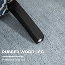 Aciano Blue Upholstered Slipper Accent Chair - Seasonal Overstock