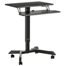 Clydsdale Standing and Sitting Adjustable Height Rolling Desk - Seasonal Overstock