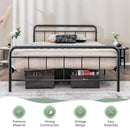 Cora Full Size Metal Platform Bed - Seasonal Overstock