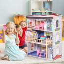 Dreamhouse 3-Story Villa Doll House with Elevator & Furniture - Seasonal Overstock