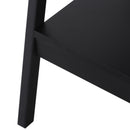 Meena 4 Tier Ladder Shelf Pair - Black - Seasonal Overstock