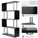Sylas 4-Tier Bookshelf - Black - Seasonal Overstock