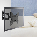 Full Motion 17" - 42" TV Wall Mount with Single Stud Installation - Seasonal Overstock