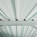 6.5' x 3.5' Steel Metal Storage Shed - Green - Seasonal Overstock