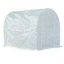 Greenhouses, 8.2' x 6.6' x 6.6' Soft Cover Greenhouse in White - Seasonal Overstock