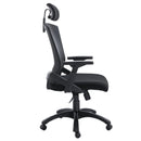 Office Chairs, Bence High Back Ergonomic Task Chair with Mesh Back - Black - Seasonal Overstock