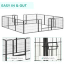 Dog Kennels, Heavy Duty 12-Panel Pet Playpen for Dogs - 24" Fencing Height - Seasonal Overstock
