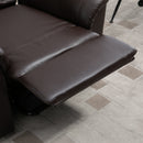 Tanner Brown Faux Leather Powered Lift Chair Recliner - Seasonal Overstock