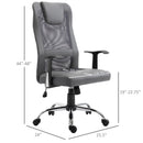 William Grey Mesh Back Adjustable Height Desk Chair - Seasonal Overstock