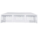 Canopy Tent, 10' x 28' Portable Party Tent with 5 Removeable Wall Panels - Seasonal Overstock