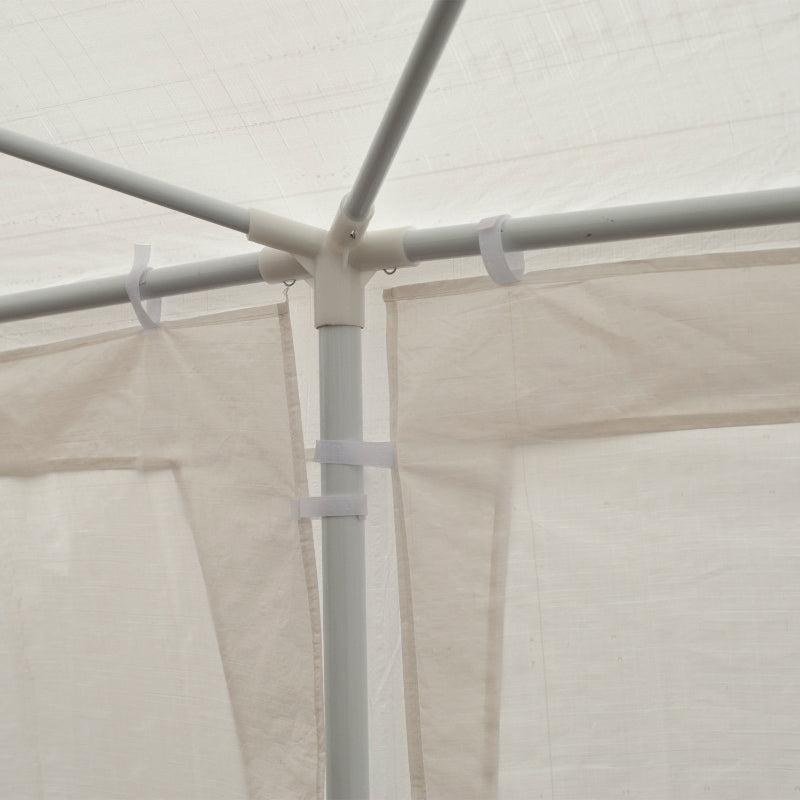 10' x 30' White Party Tent with 5 Wall Panels - Seasonal Overstock