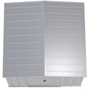 8' x 8' Arrow Classic Steel Storage Shed - Flute Grey - Seasonal Overstock