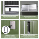 9' x 6.4' Outdoor Storage Shed - Light Green - Seasonal Overstock