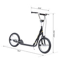 Scooters, Bike Style Teen Stunt Scooter - Black - Seasonal Overstock
