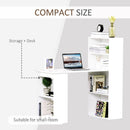 Caroline Computer Desk Bookshelf Combo - White - Seasonal Overstock