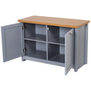 Shoe Storage, Julianna Blue Grey Two Door Shoe Storage Cabinet - Seasonal Overstock