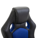Office Chairs, Kiyo Gaming Chair in Blue Black - Seasonal Overstock