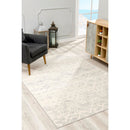 Area Rugs, Lorelai Ivory / Grey Modern Area Rug by Casper Studios - Seasonal Overstock