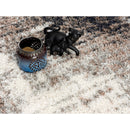 Rhoen Ivory / Beige Modern Area Rug by Puffy Comforts - Seasonal Overstock