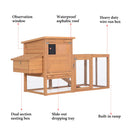Coops & Hutches, Blessington Heights 74" x 32" Chicken Coop & Pen - Seasonal Overstock