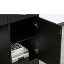 Desks, Dylan Black Study Desk with Drawers - Seasonal Overstock