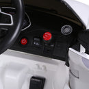 Ride On Toys, 6V Licensed Ride-On Car with Remote - Single Rider - White - Seasonal Overstock