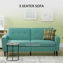 Sofas, Oakwood 76" Green Modern Upholstered Sofa - Seasonal Overstock