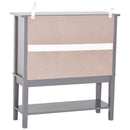 Accent Cabinets, Sina 31.5" Grey Sideboard Cabinet - Seasonal Overstock