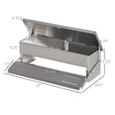 Step Control Automatic Chicken Feeder up to 10.6lbs Food Storage