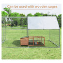 Pet Accessories, 12.5' x 9' Steel Frame Walk-In Chicken Coop Run - Seasonal Overstock