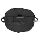 19" Round Portable Umbrella Base Weight Fills to 88 lbs - Seasonal Overstock