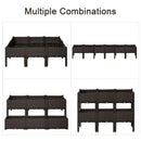 Planters, 6-Box Raised Planter Flower Bed - Seasonal Overstock