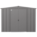 8' x 6' Arrow Classic Steel Storage Shed - Charcoal - Seasonal Overstock