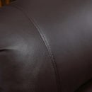 Darian Brown Faux Leather Powered Lift Chair Recliner - Seasonal Overstock