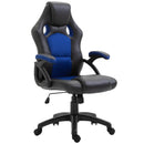 Office Chairs, Kiyo Gaming Chair in Blue Black - Seasonal Overstock