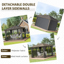 Saya 10' x 12' Hard Top Patio Gazebo - Seasonal Overstock