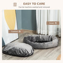 Dog Beds, Velvet Soft Dark Grey Medium Dog Bed - Seasonal Overstock