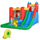 Bouncy Castles, 6 in 1 Bouncy Castle With Water Slide 11.5' x 8.8' x 7' - Seasonal Overstock