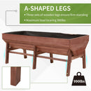 Planters, 72" x 32" Raised Wood Planter Box - Seasonal Overstock