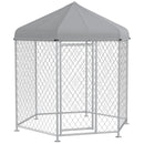 7' x 6' x 7' Outdoor Dog Kennel Play Pen For Dogs with Canopy