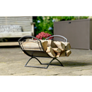 Classic Fireplace Firewood Rack Log Holder - Seasonal Overstock