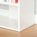 Reese 6-Tier White Bookshelf - Seasonal Overstock
