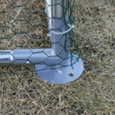 Coops & Hutches, 25' x 9.2' Steel Frame Walk-In Chicken Coop Run - Seasonal Overstock