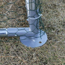 Coops & Hutches, 18.7' x 9.2' Steel Frame Walk-In Chicken Coop Run - Seasonal Overstock