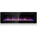 Fireplaces, 60" Ultra Thin Wall Mounted / Built-In Recessed Electric Fireplace - Seasonal Overstock