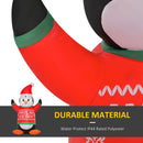 6ft Inflatable Penguin in Red Sweater - Seasonal Overstock
