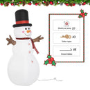 6ft Inflatable Snowman Christmas Decoration - Seasonal Overstock