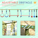 Kids Sports, Kids Ninja Warrior Backyard Swing & Climb Set - Seasonal Overstock